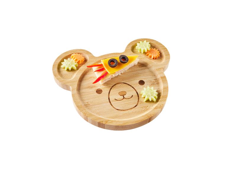 Bamboe kinderbord met zuignap