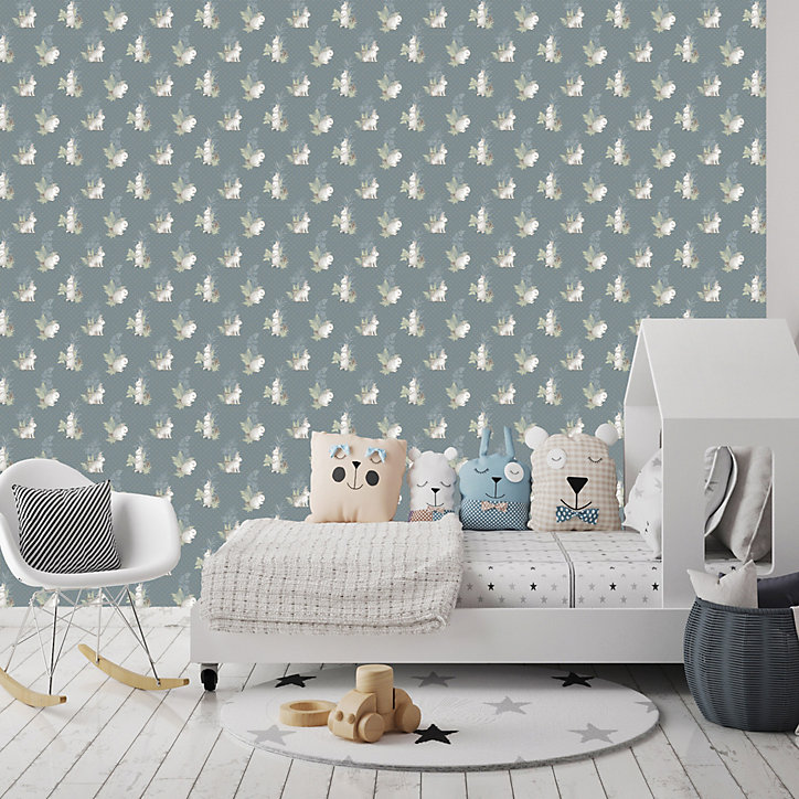 Papier peint Vinyle Intissé GoodHome Ramsdell vert