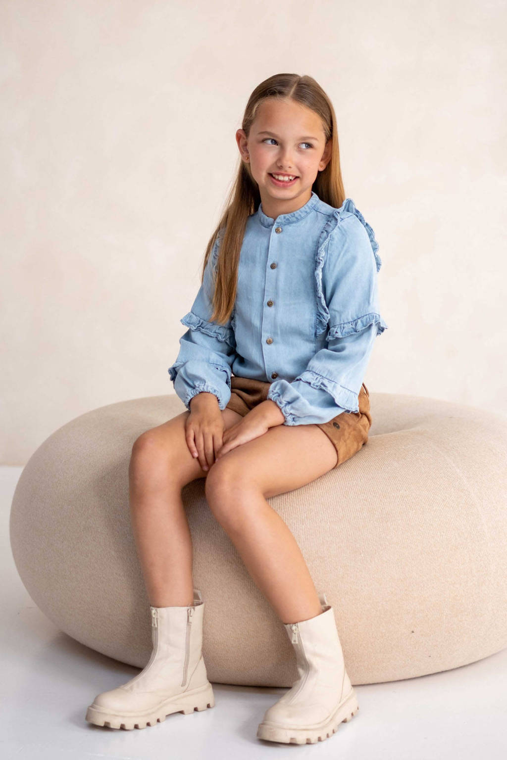 Like Flo blouse Carlijn lichtblauw
