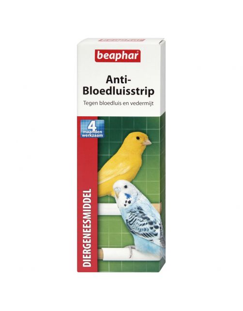Beaphar Anti-Bloedluisstrip - Vogelapotheek - 2 stuks
