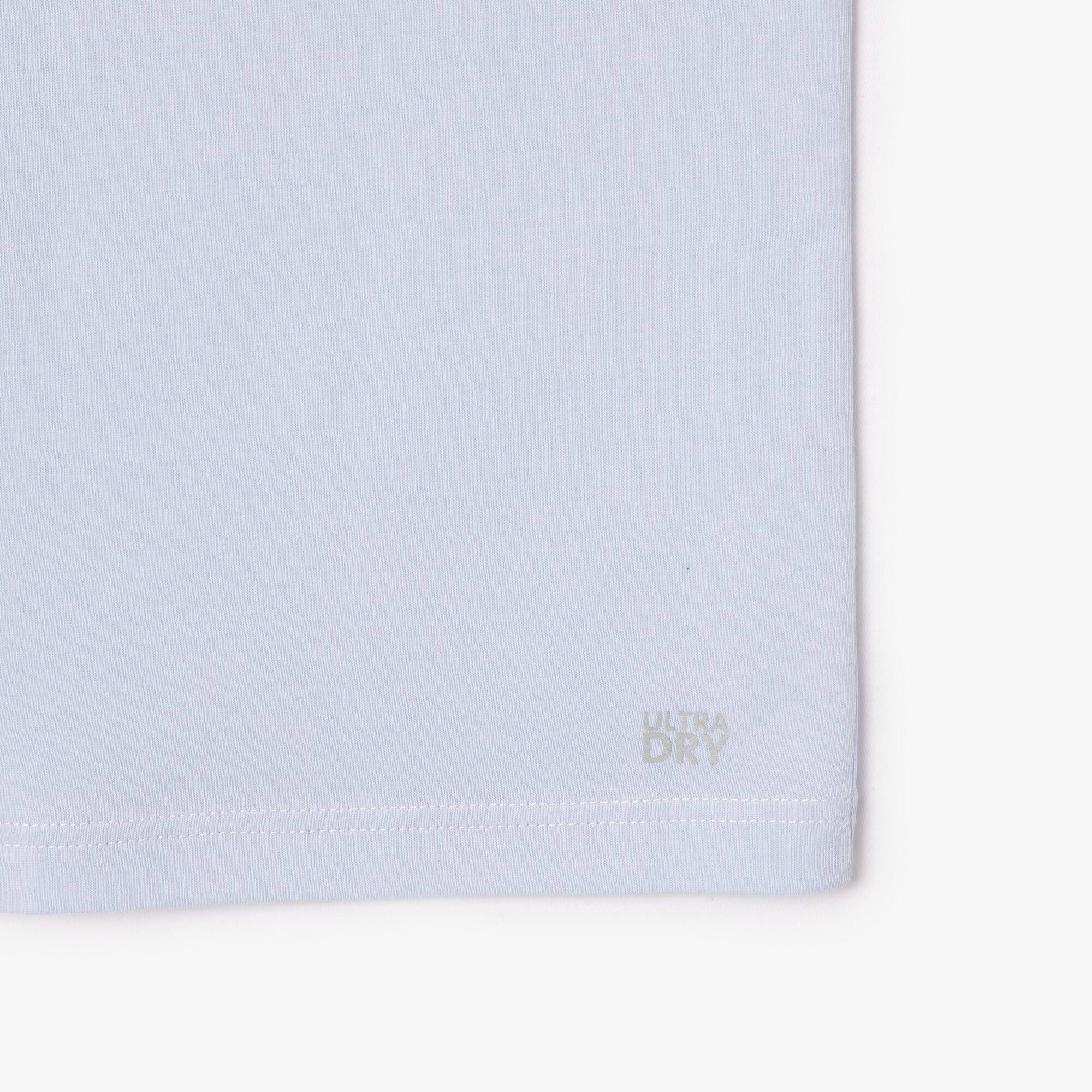 Ultra-Dry Sport T-Shirt mit Croc Aufdruck T-Shirts - Blau - Lacoste - Herren