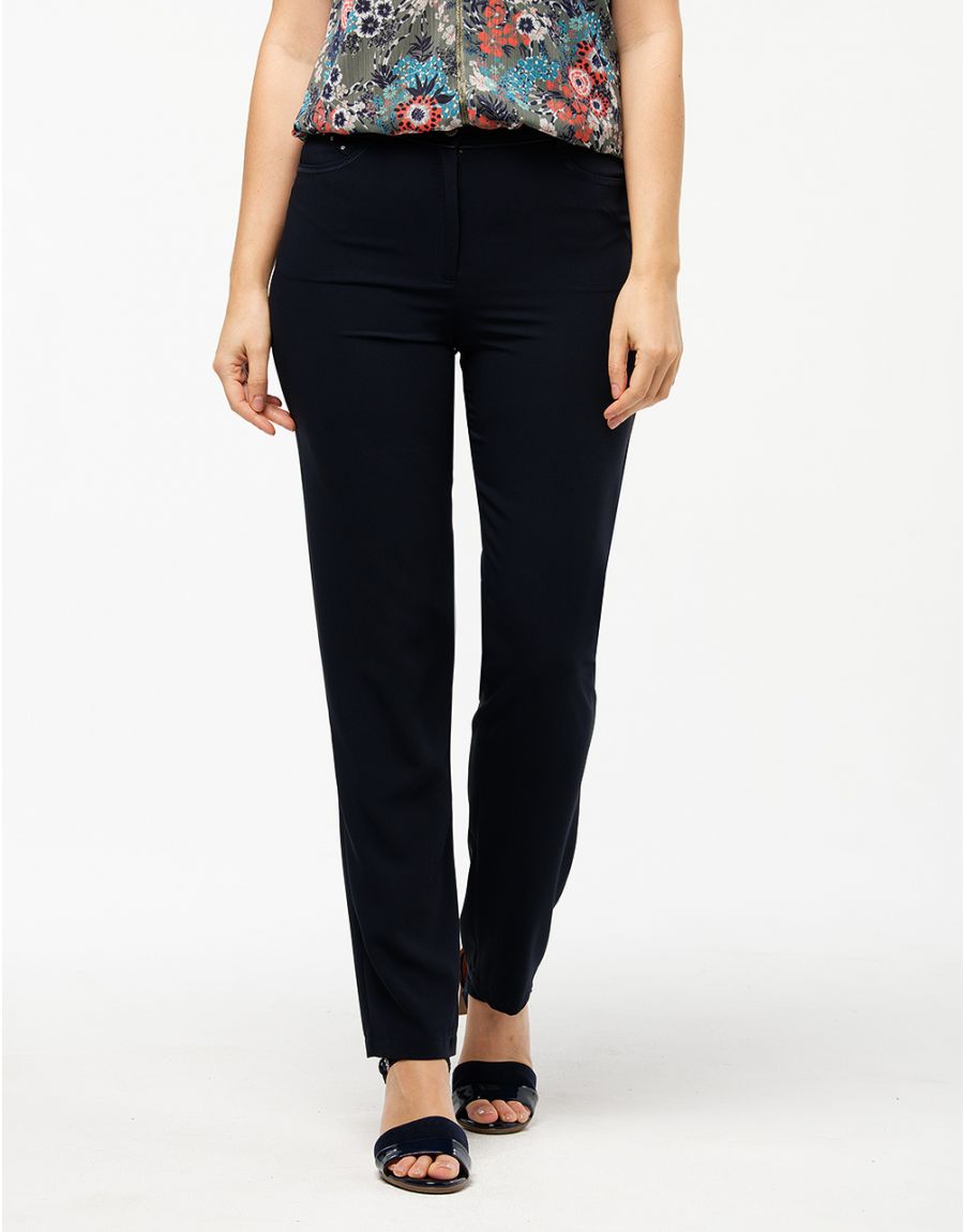 Pantalon droit marine