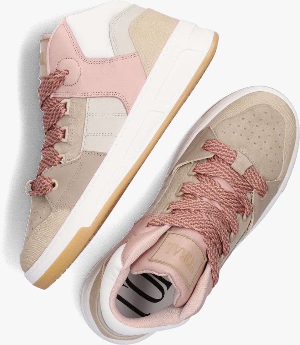 TORAL beige toral hoge sneaker nick