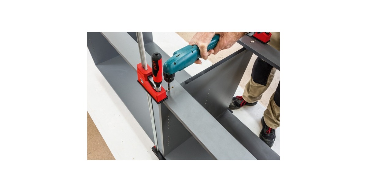 BESSEYREVO KRE60-2K lijmklem  (Rood/zwart)