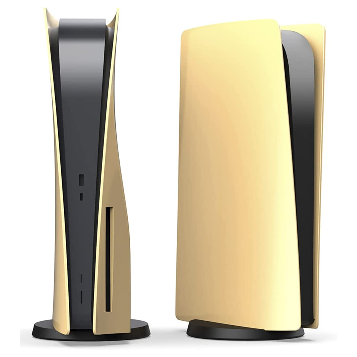 PlayStation 5 PS5 Frontplatte Faceplate Gehäuse Case Cover Dock Ersatzplatte - Gold
