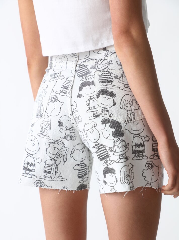 Calções estampados Snoopy Peanuts™ - Branco