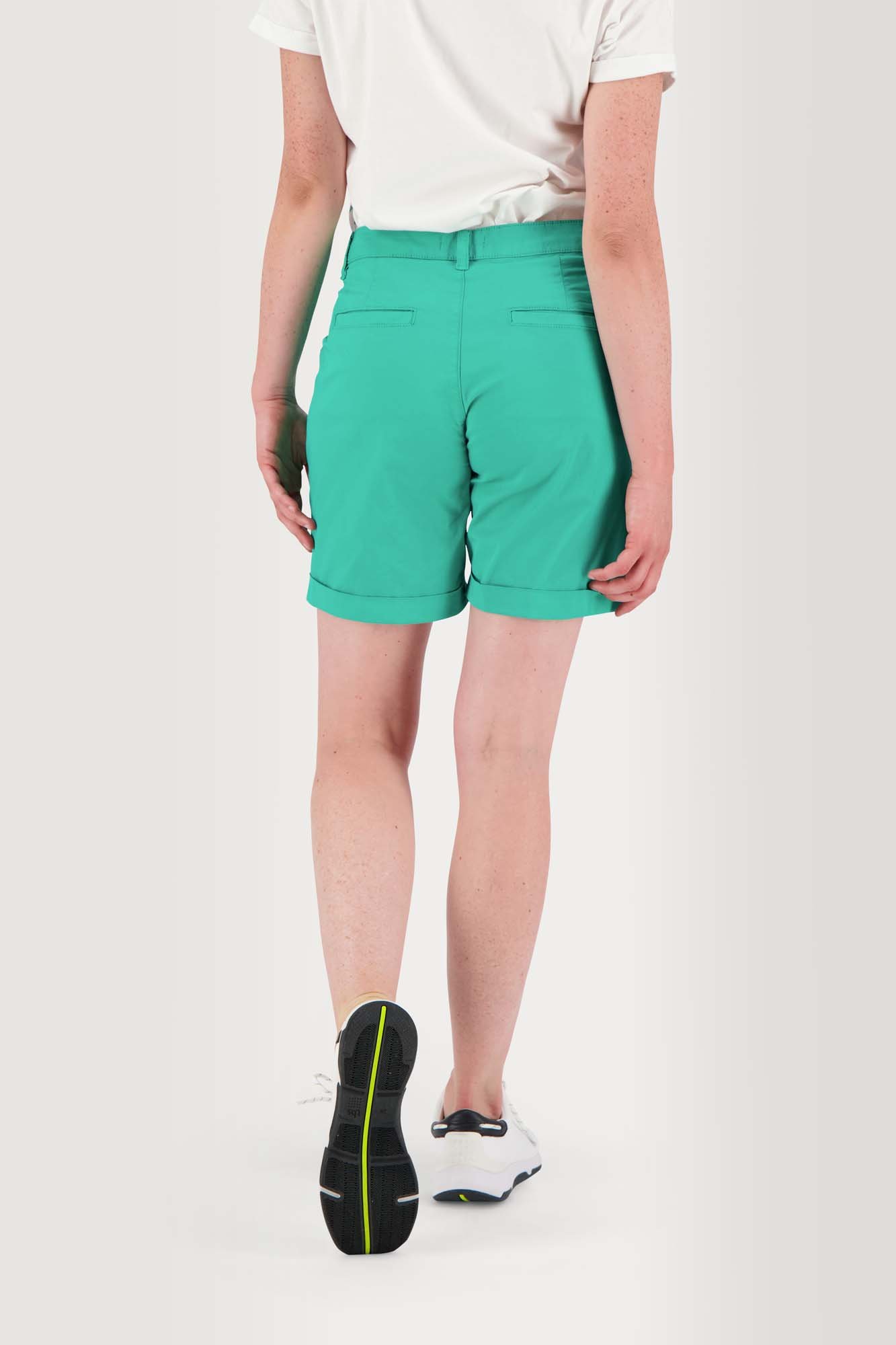 Bermuda Femme Coton Stretch Vert