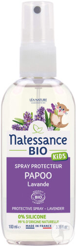Natessance Bio Spray Protecteur Papoo Huile Essentielle De Lavande Flacon 100ml
