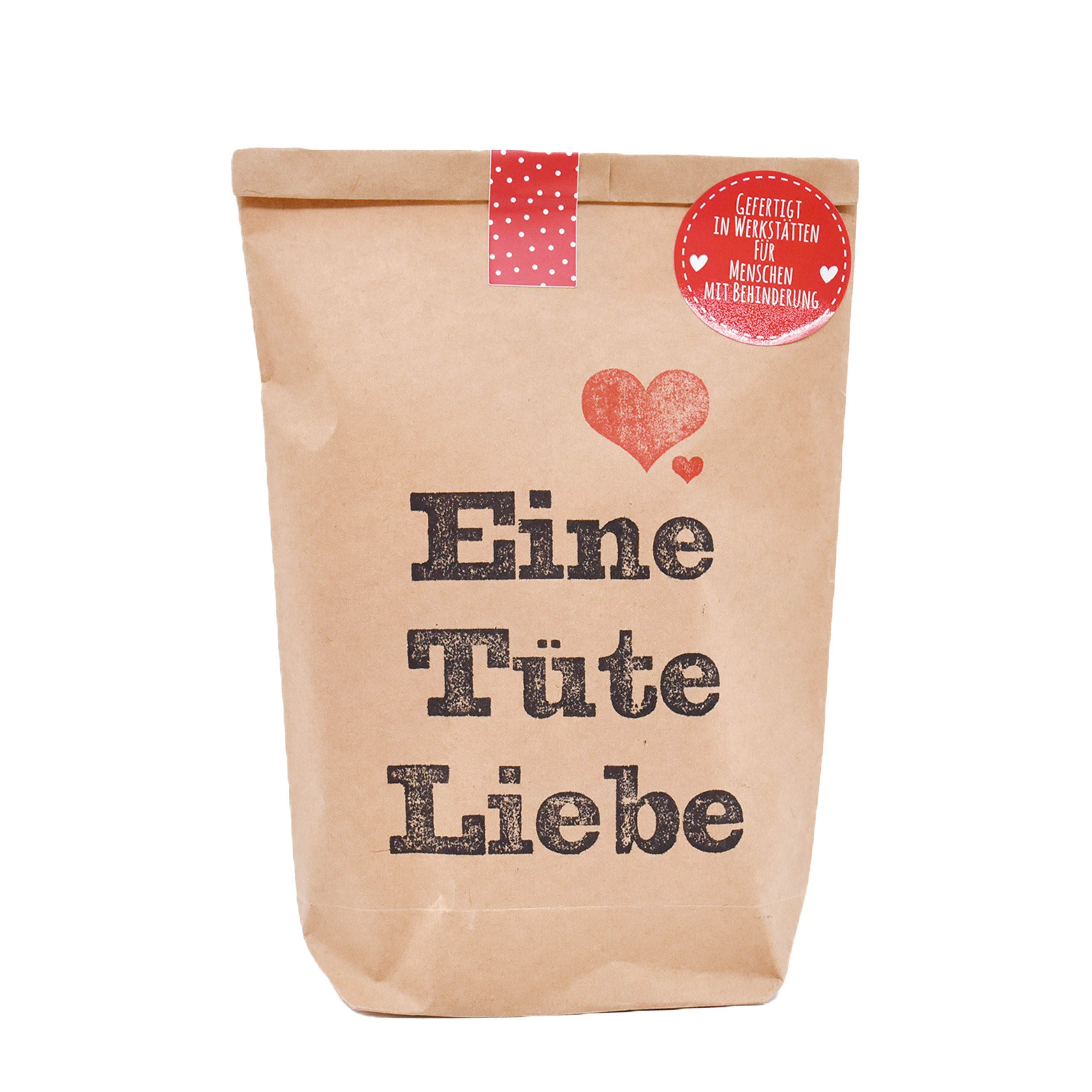 Papier Wundertüte Überraschungs Geschenk Romantische Tüte Geburtstags Mitbringsel (63508) - Eine Tüte Liebe