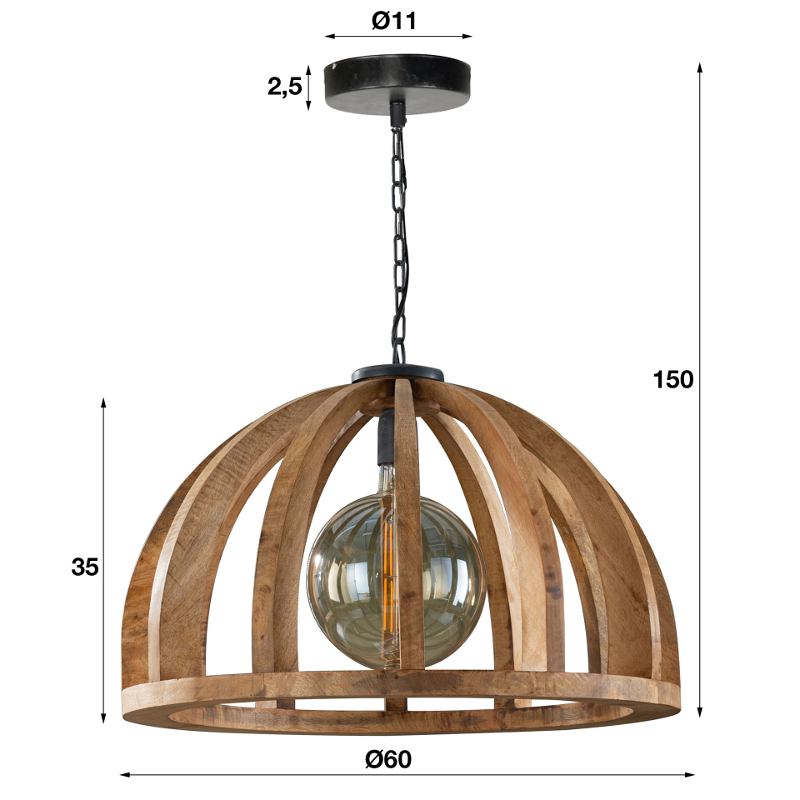 Hanglamp Zaanstad 3L