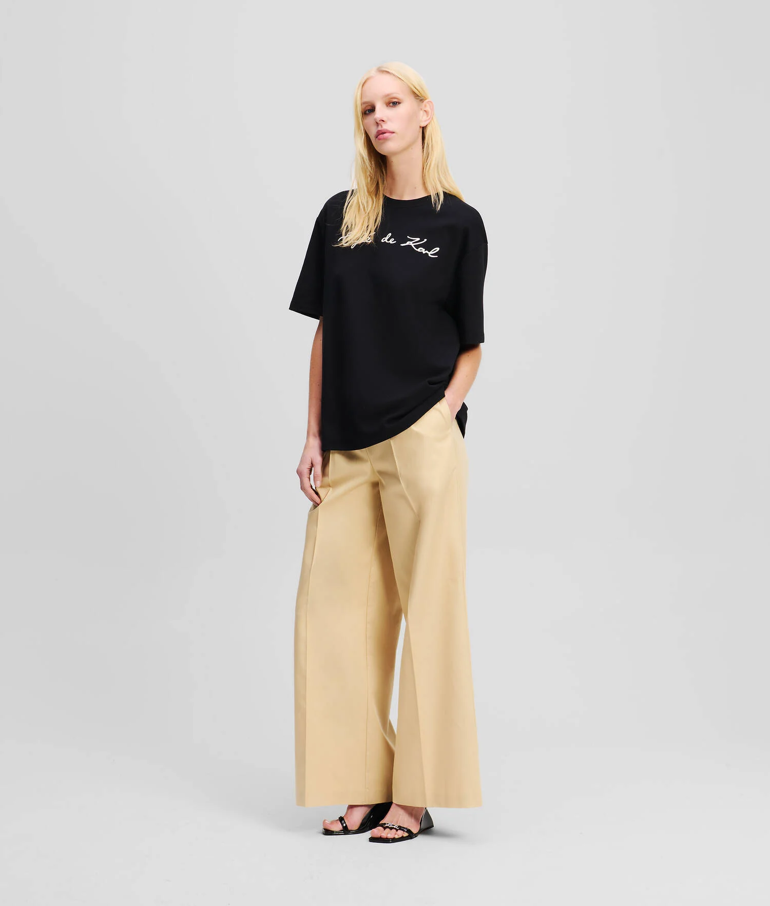 T-SHIRT OVERSIZE KL X JORGE PARRA - Noir