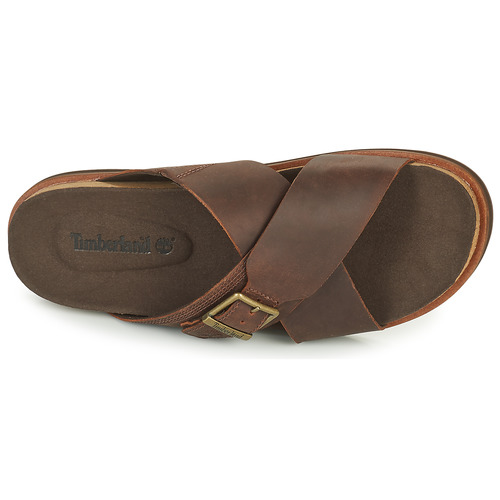 Timberland - AMALFI VIBES CROSS SLIDE - Marron