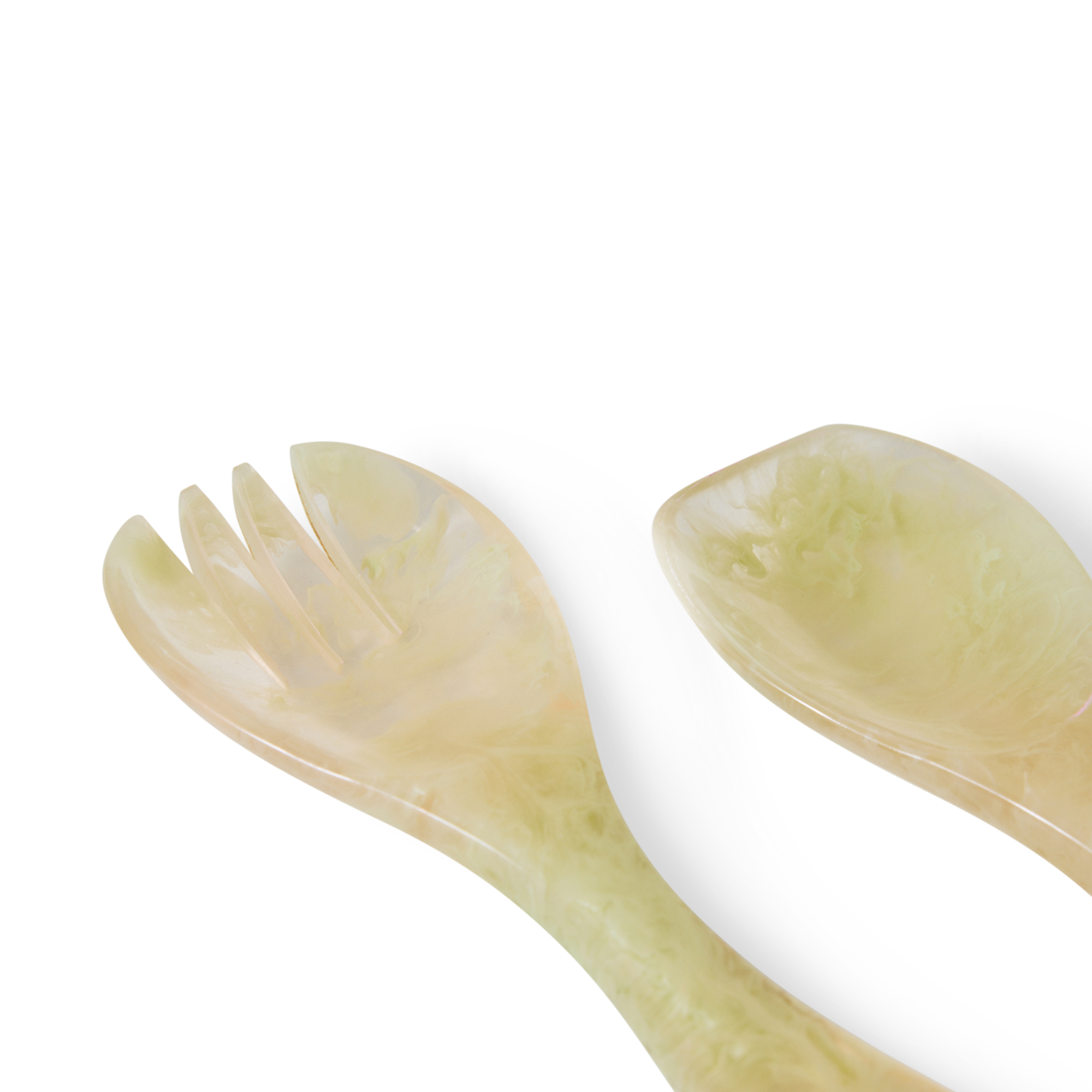 Saladebestek mist green - set van 2