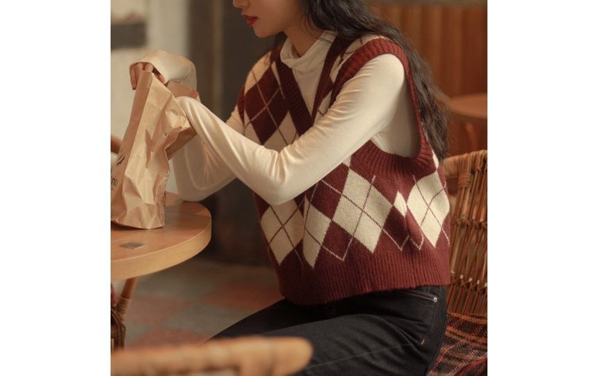 Astromeria - Argyle Trui Vest