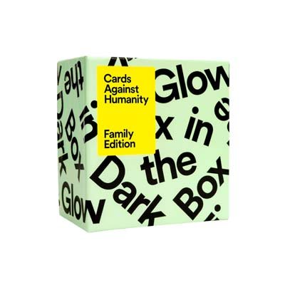 Cards Against Humanity Family Glow In The Dark Box