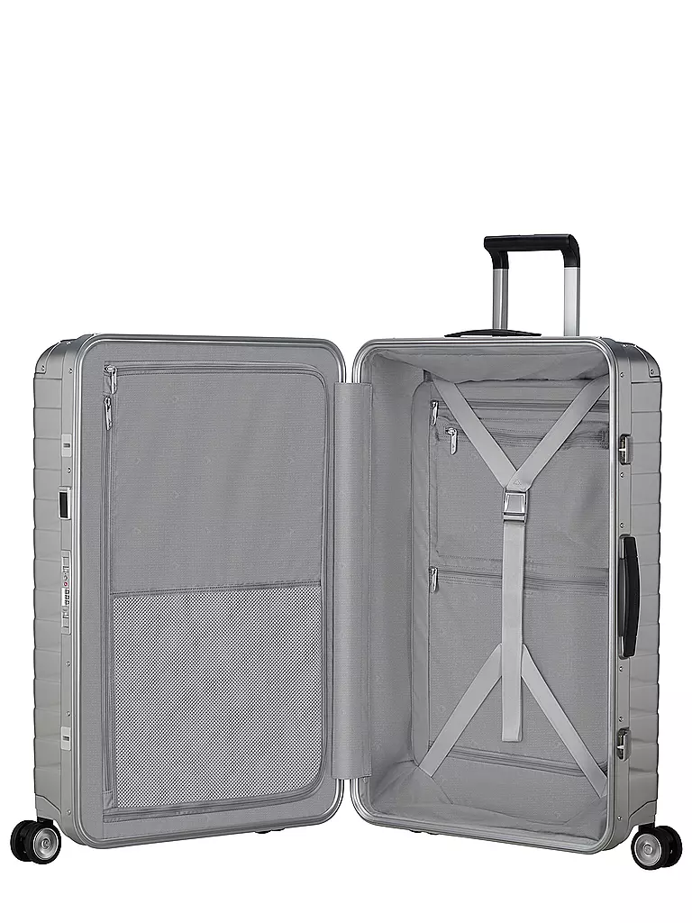 SAMSONITE Trolley PROXIS ALU Spinner 76 silber