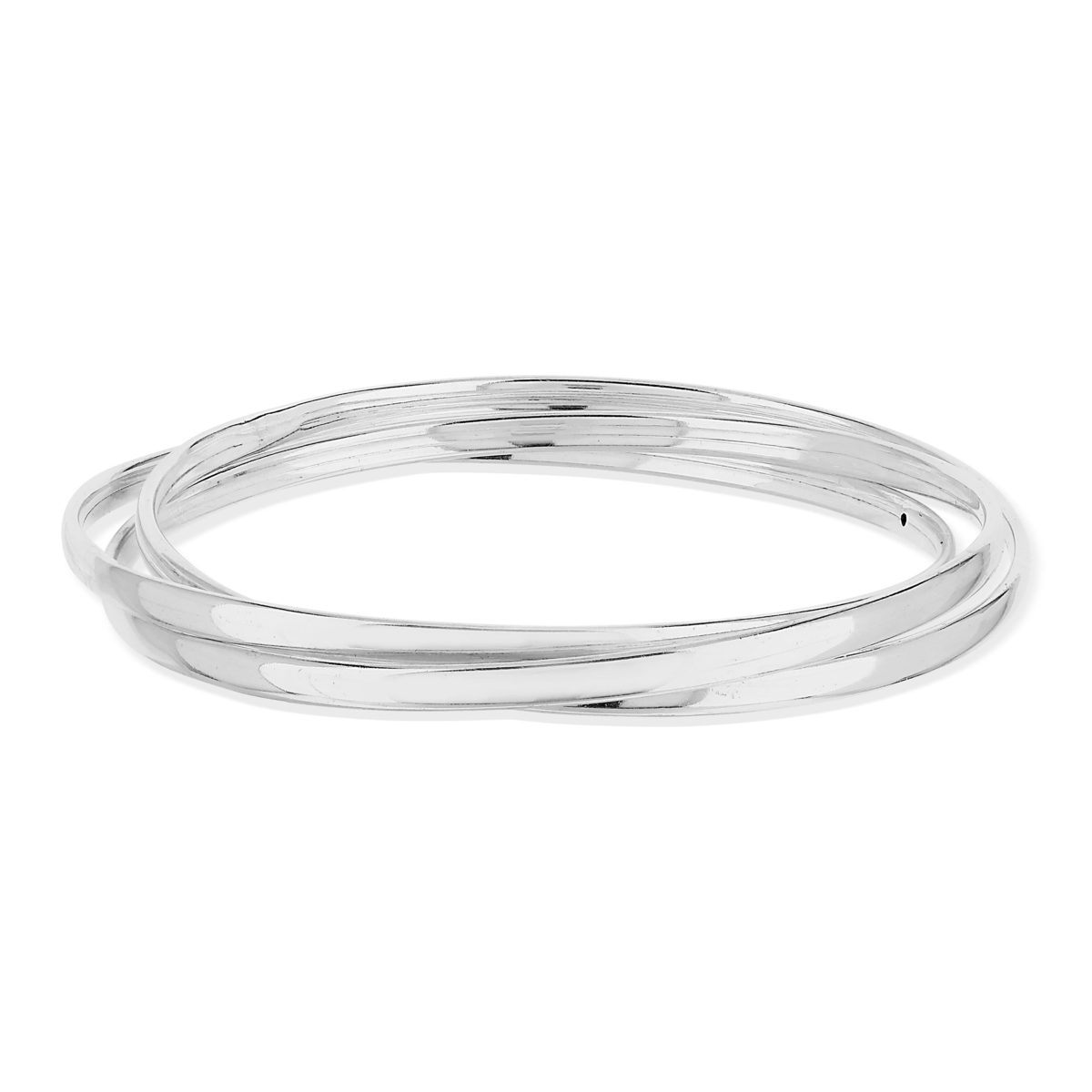 Bracelet jonc argent 925 triple rang
