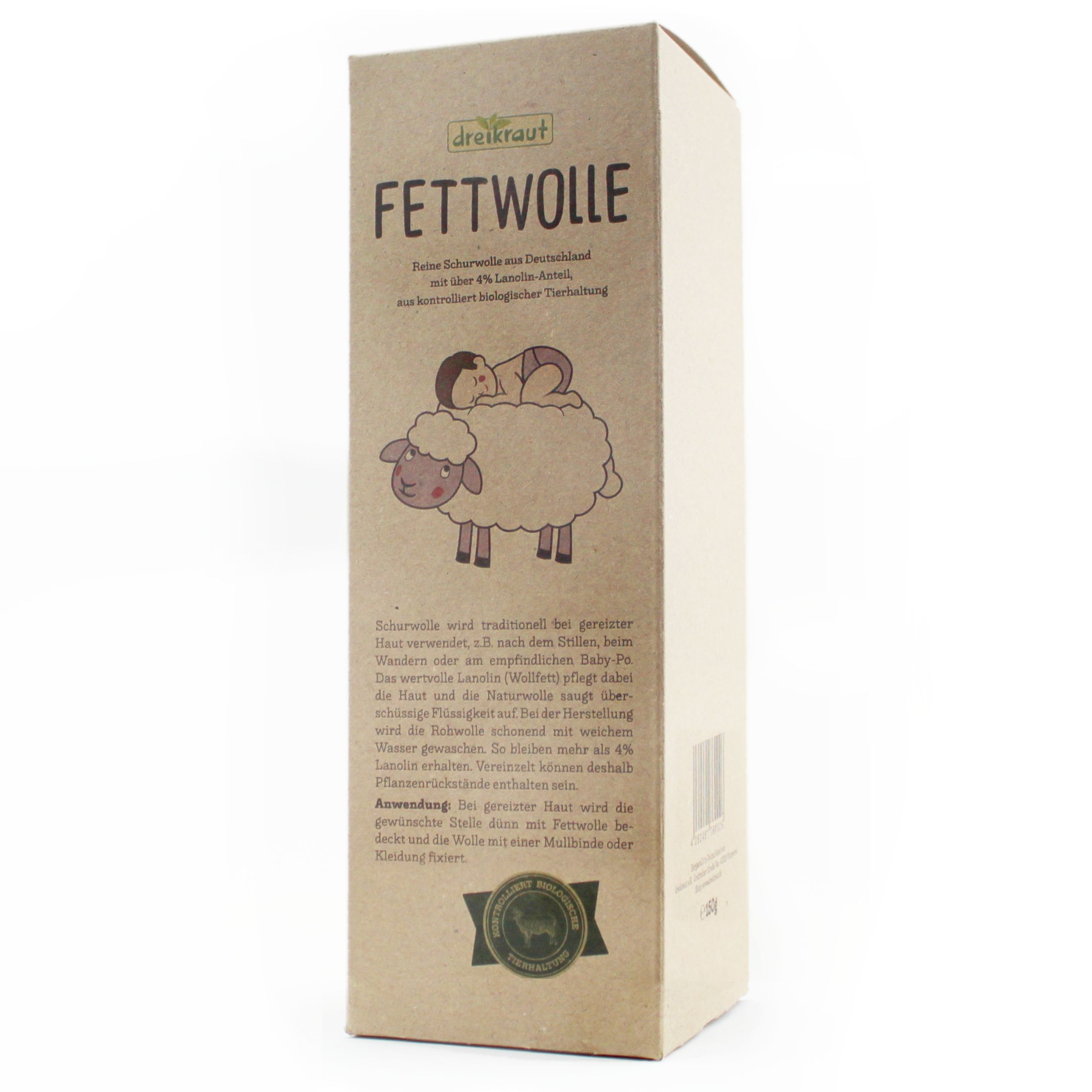 dreikraut®  Bio Fettwolle