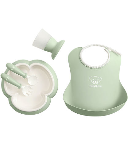 BabyBjörn Geschirr-Set - 5 Teile - Pastelgrün