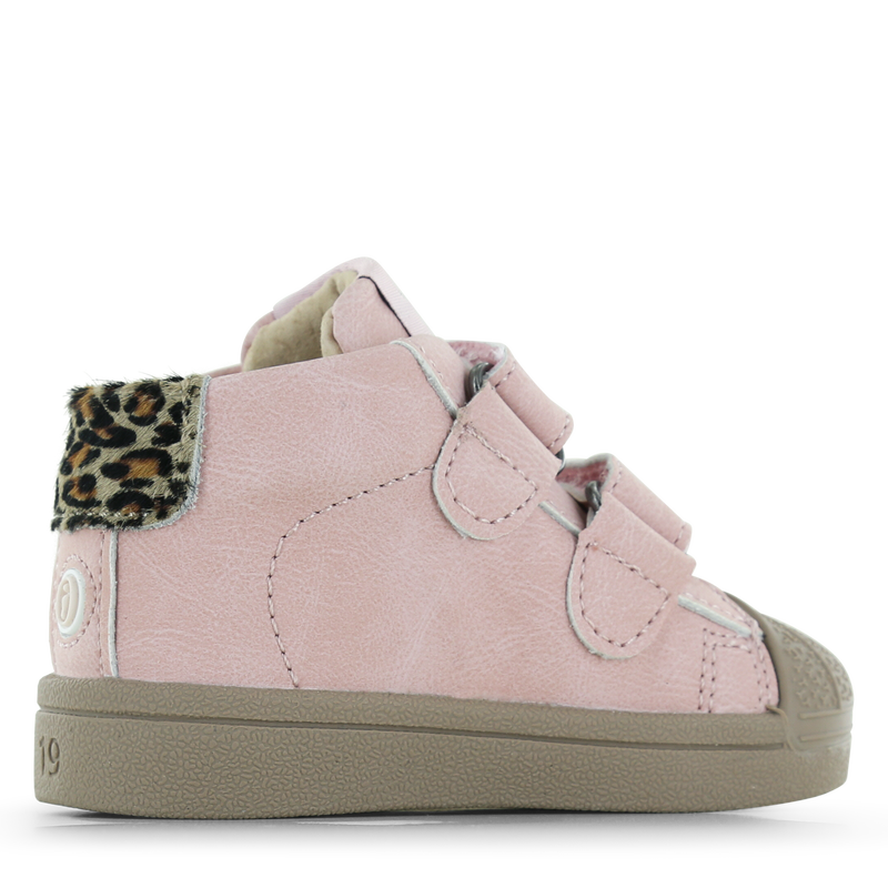 Shoesme hoge roze sneaker met stootneus Microfiber nubuck, Ponyhair | Sale