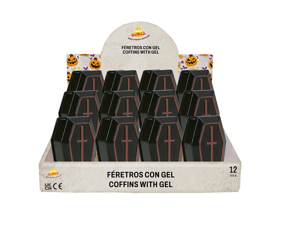 Halloween Uitdeelbox Doodskist Met Gel 7cm 1st