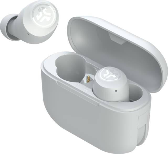 JLab Go Air Pop true wireless in-ear høretelefoner (skyhvid)
