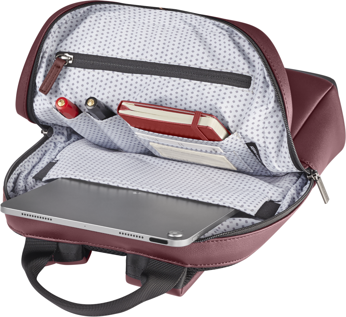 Small Backpack Classic Collection, Raspberry Red
