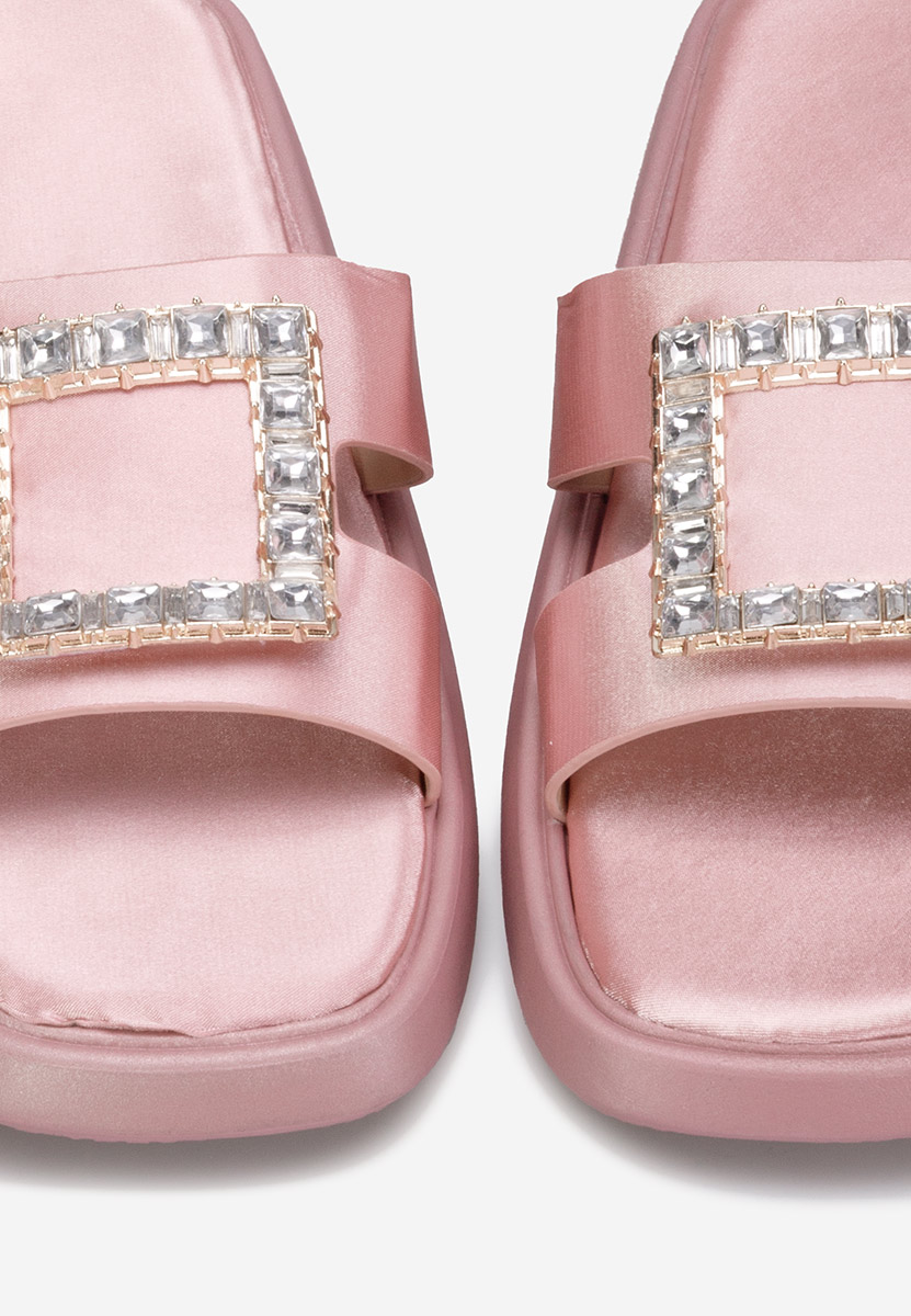 Pantoufles pour femme roses Margaret