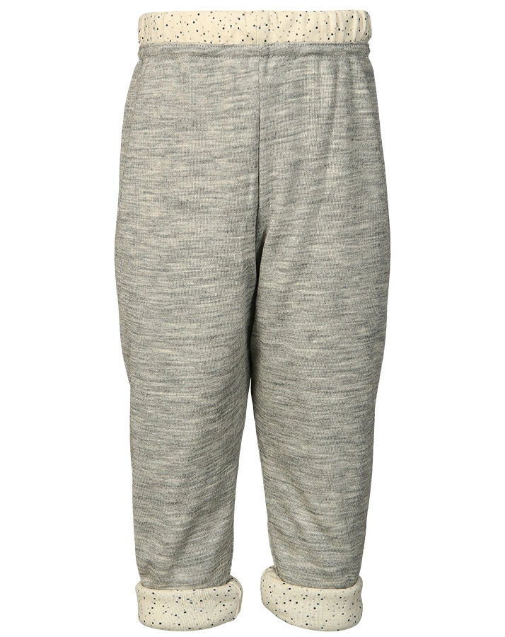 Wende-Hose MODERN NATURE mit Seide in beige/hellgrau
