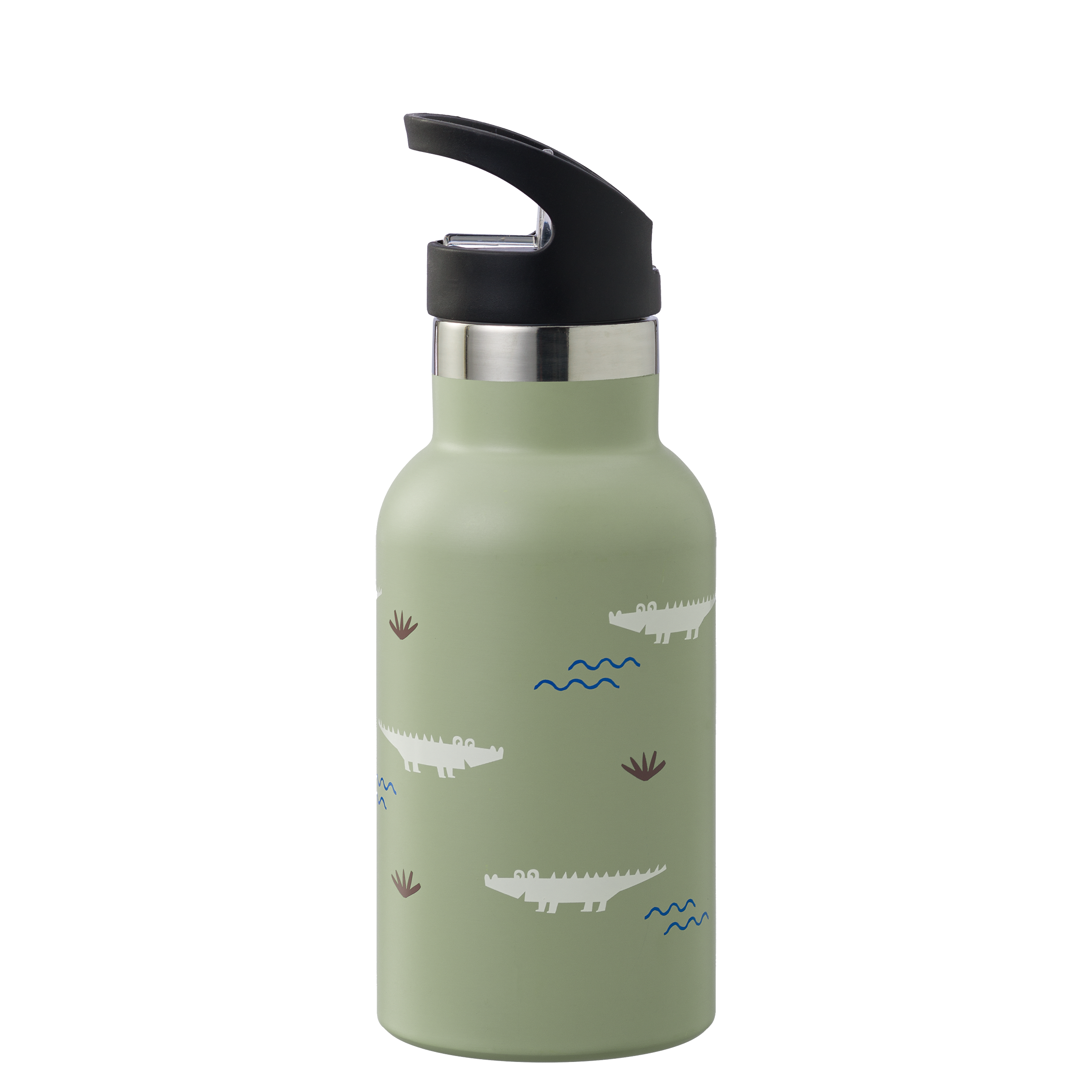 Fresk Thermosflasche Crocodile 350ml grün