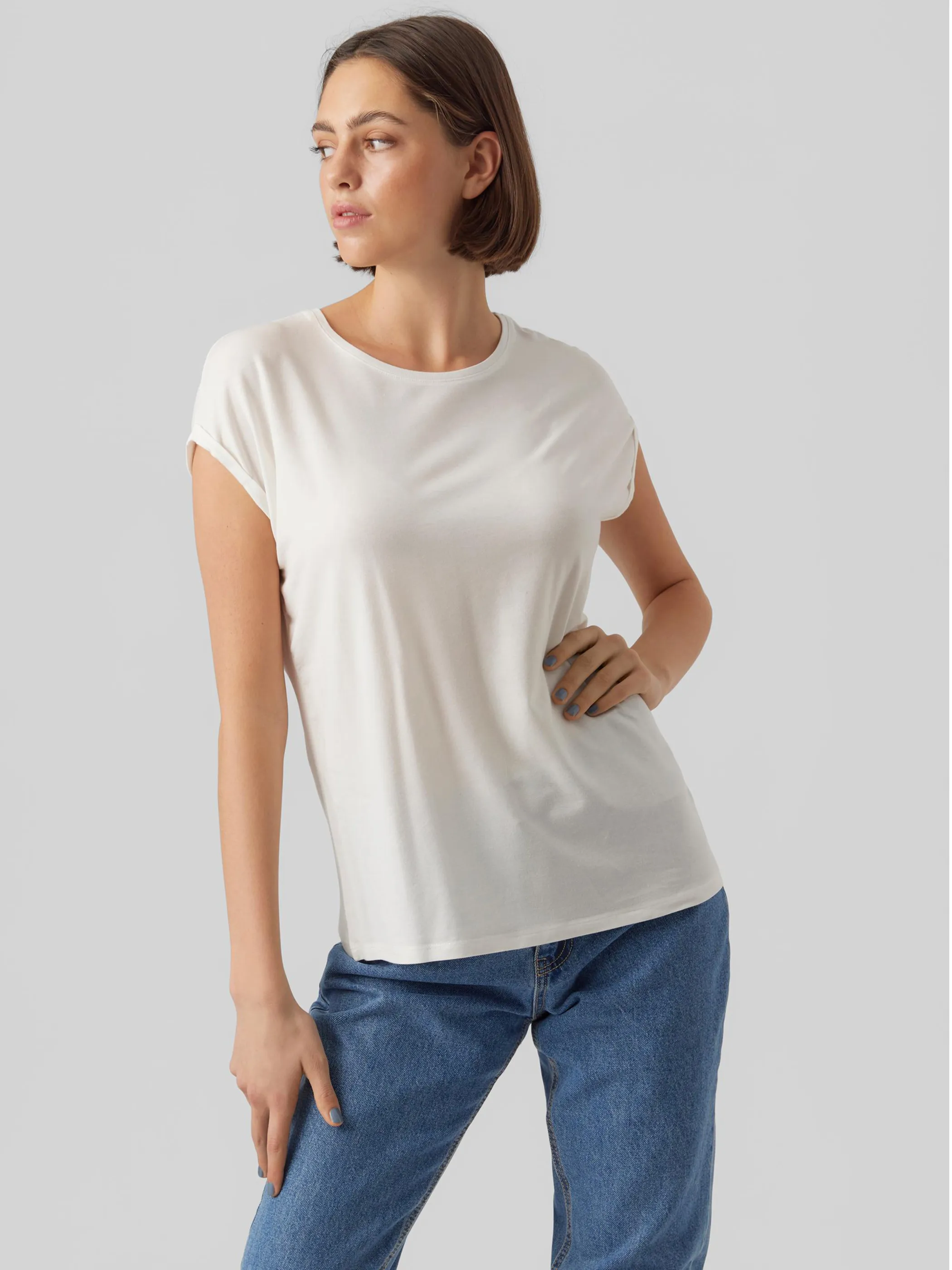 Vero Moda VMAVA PLAIN SS TOP GA Shirt