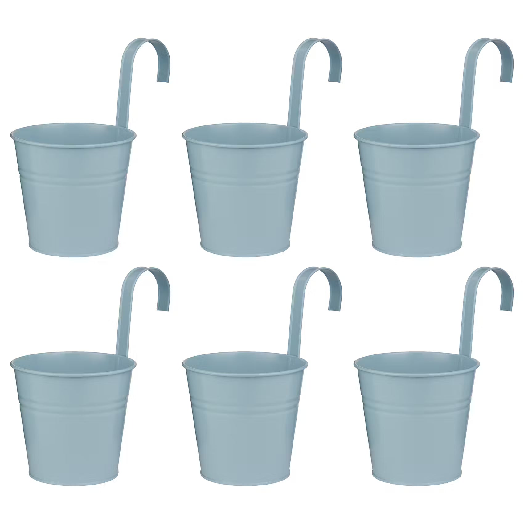 ZINC Hängetopf 6er-Set