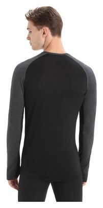 Sous-Maillot Manches Longues Icebreaker Merinos 125 ZoneKnit Gris