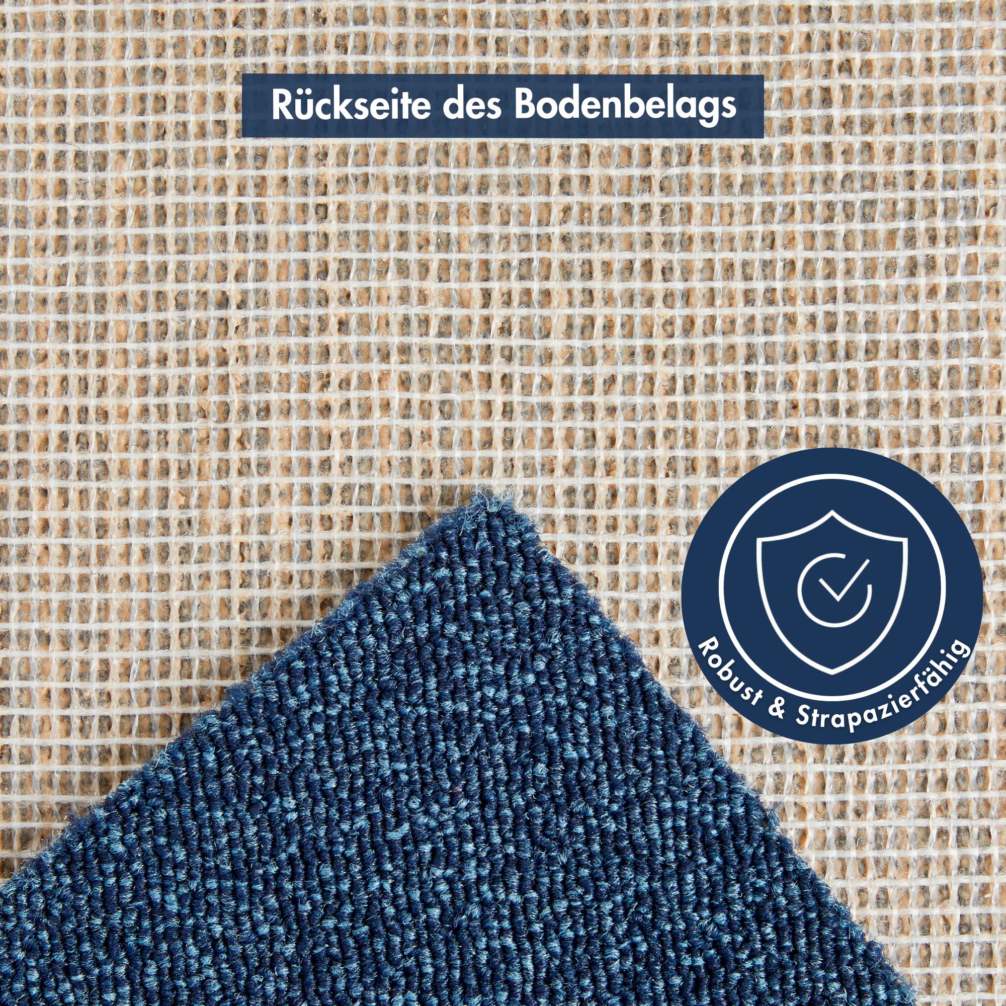 Andiamo Teppichboden »Matz, Schlinge, Made in Belgium« rechteckig 6 mm Höhe meliert, Breite 400 cm oder 500 cm, strapazierfähig & pflegeleicht