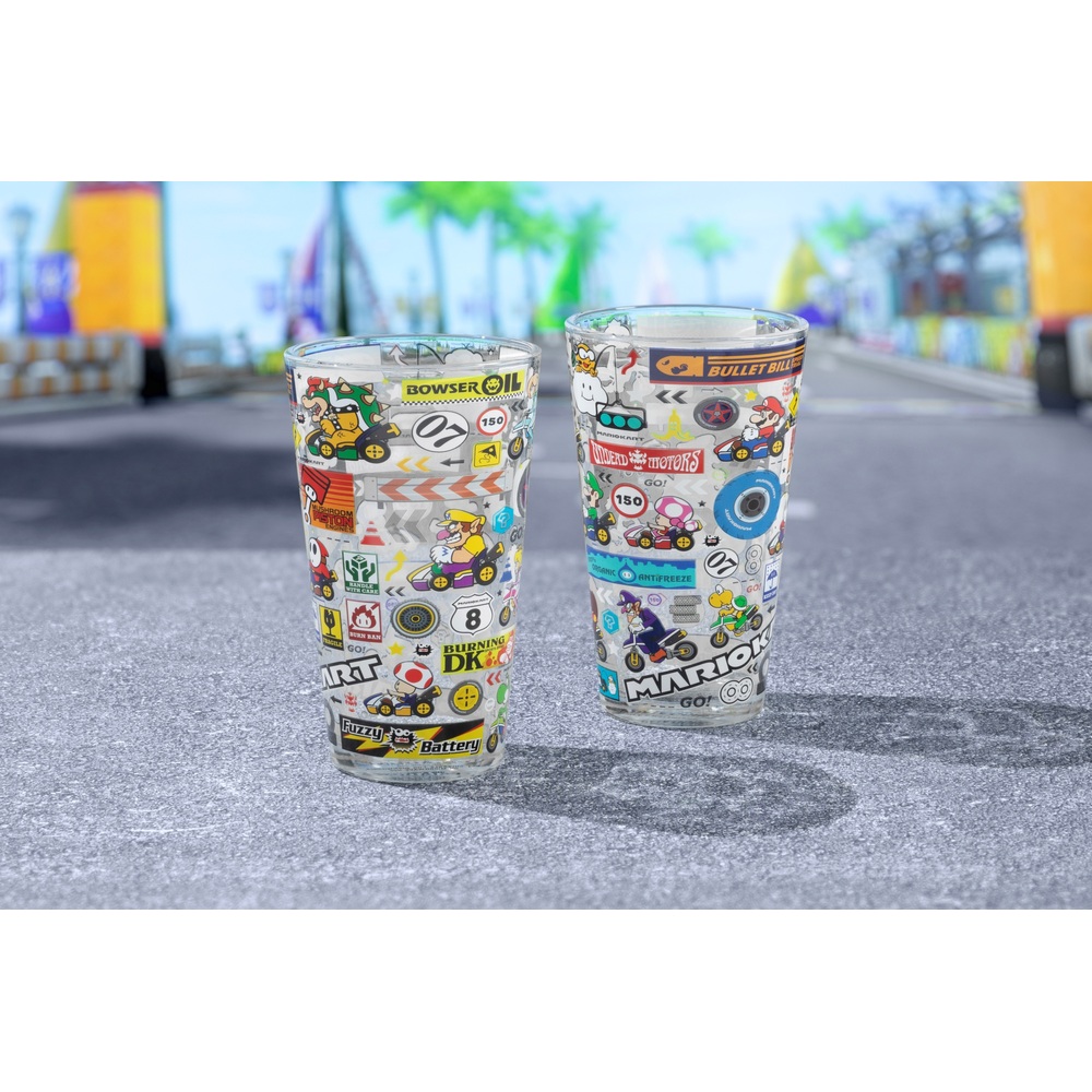 Mario Kart Glas