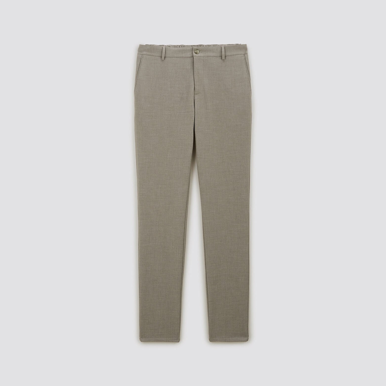 Pantalon chino slim confort Beige