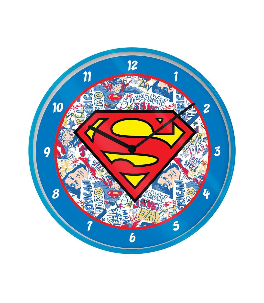 Superman - Horloge murale (Bleu) (Taille unique) - UTPM786