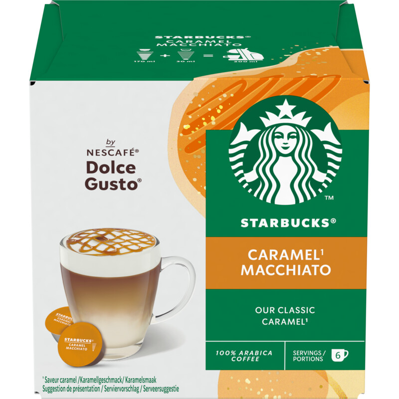 Starbucks Dolce gusto compatible macchiato caramel