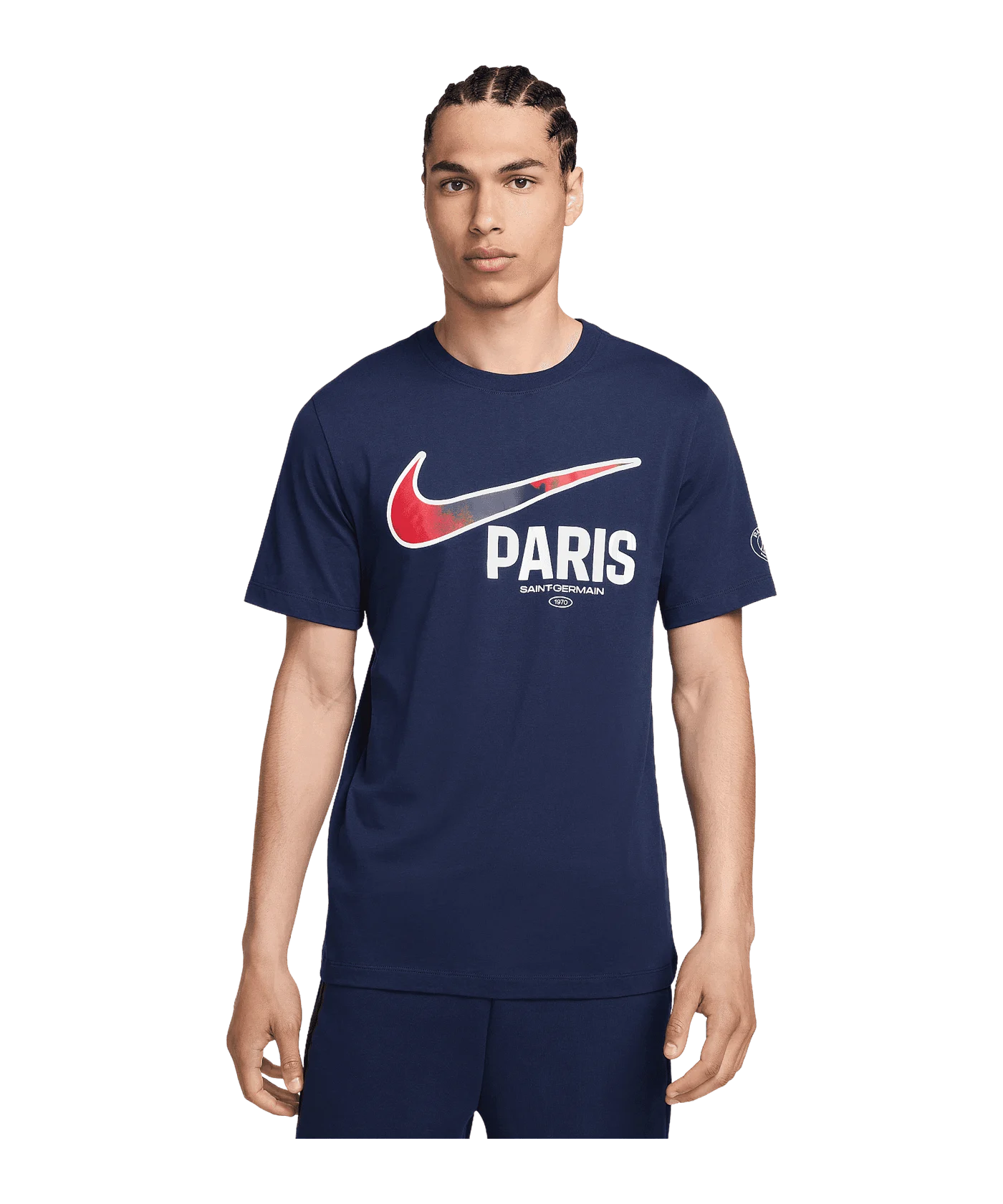 Nike Paris St. Germain Swoosh T-Shirt Blau F410