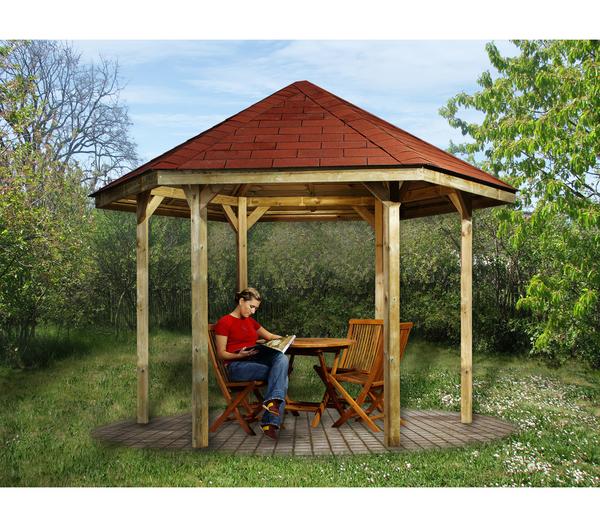 Weka Pavillon 656 inkl. Dachschindeln