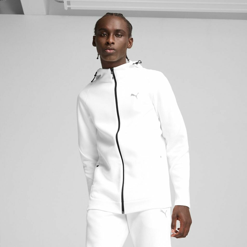 PUMA<br>Moletom com zíper Evostripe