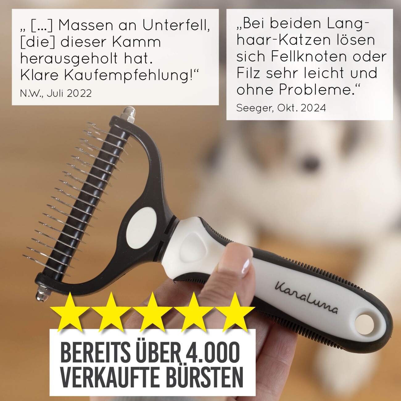 KaraLuna Unterfellbürste