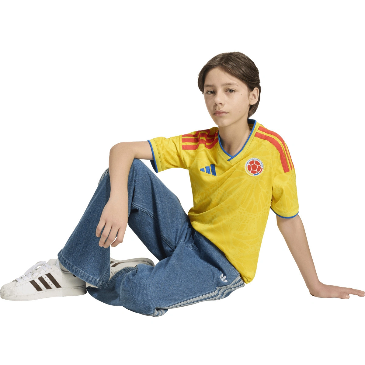 Camisola adidas Colômbia Primeiro Equipamento Mundial 2026 Criança