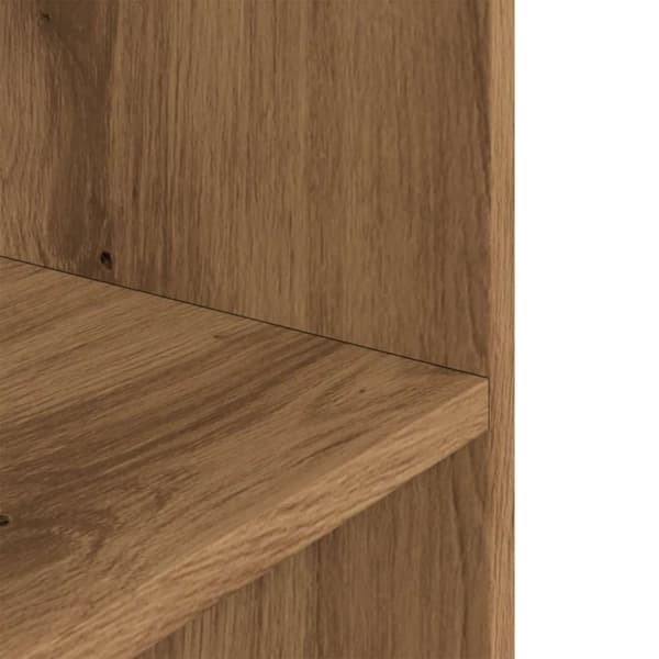 vidaXL Akvariumstativ artisan eik 80x35x60 cm konstruert tre