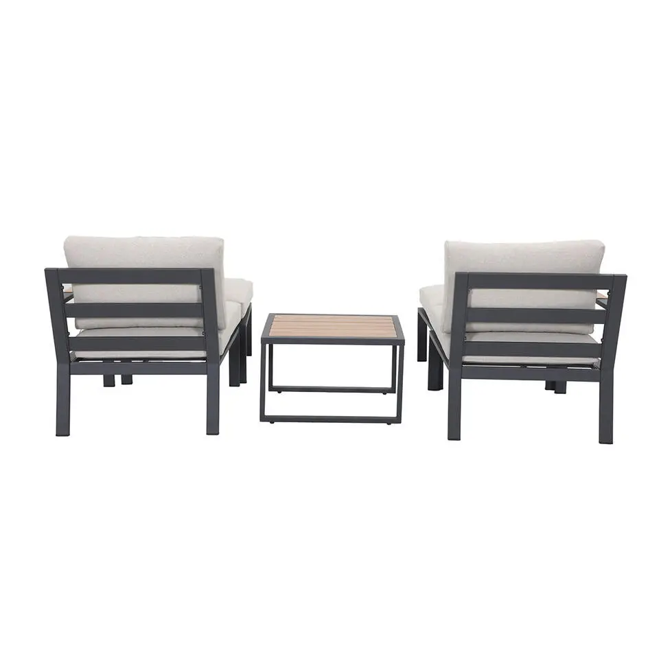 Garden Impressions Cinto balkon loungeset 5-delig - donker grijs