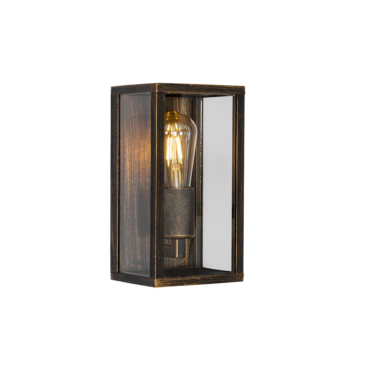 Vintage wandlamp antiek goud 26 cm IP44  - Charlois