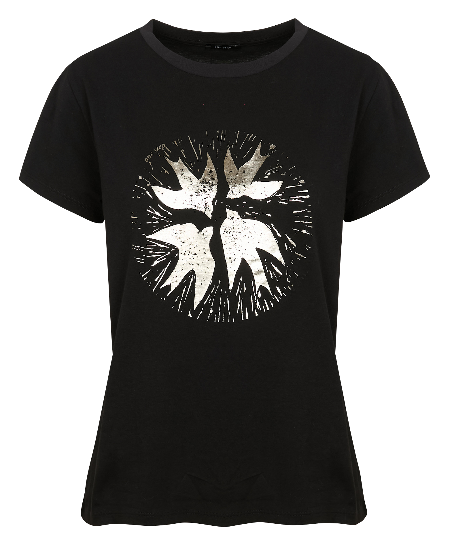 MASTER - Tee-shirt col rond en coton | Noir