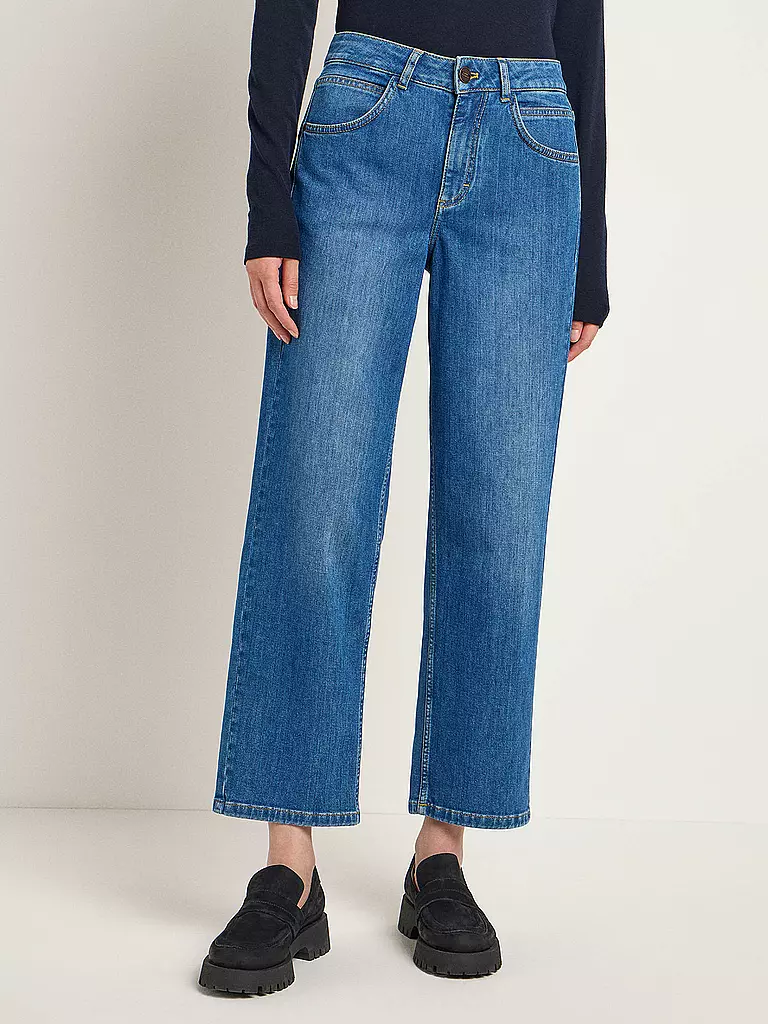 LANIUS Jeans Relaxed Fit 7/8 blau