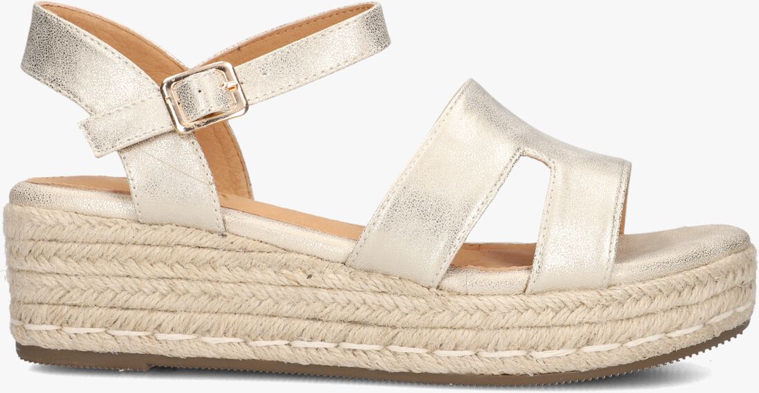 gouden ayana sandalen met hak 0047