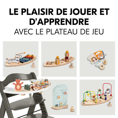 Chaise Haute Alpha Select - Charbon - HAUCK